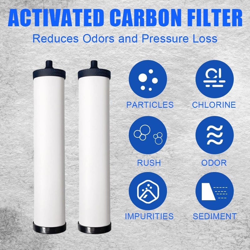 Fuziddn Water Filtration Cartridge - NSF Certified Replacement for Franke FRC06, FRC07 & 12+ Models (Heavy Duty 3-Layer Filter, BPA-Free) - Image 2
